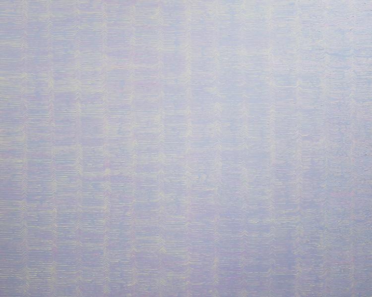 large  abstract oil painting blue pink yellow